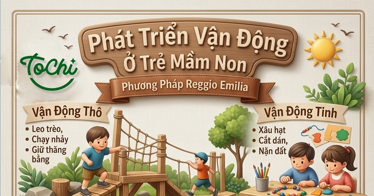 HIỂU ĐÚNG VỀ VẬN ĐỘNG Ở TRẺ MẦM NON