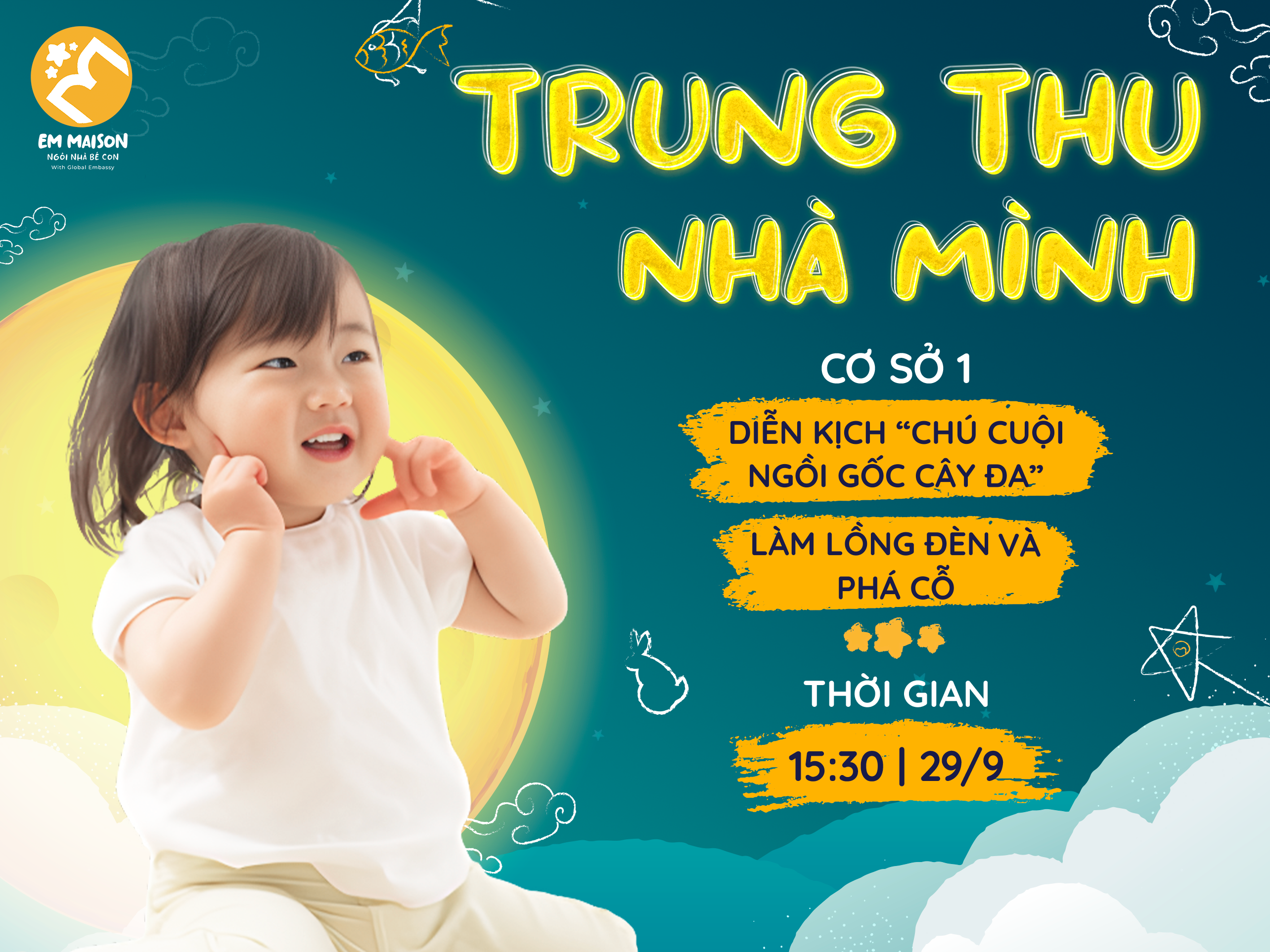 KHÔNG KHÍ ĐÓN TẾT TRUNG THU RỘN RÀNG TẠI NHÀ TOCHI